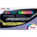 Oil pastels Pentel fluorine+metal 12 col, 1000000000041619 03 