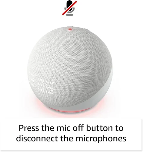 Multimedia Speaker with clock Amazon Echo Dot 5, Alexa, Blue, 2000840080557885 02 