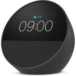 Смарт тонколона Amazon Echo Spot 2024, черен