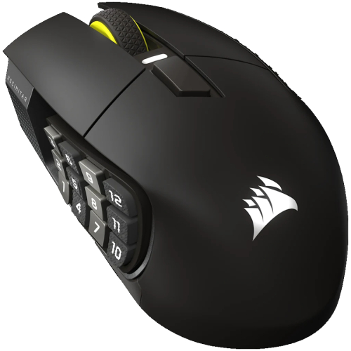 Corsair Wireless Gaming Mouse Scimitar Elite Black, 2000840440492276 03 