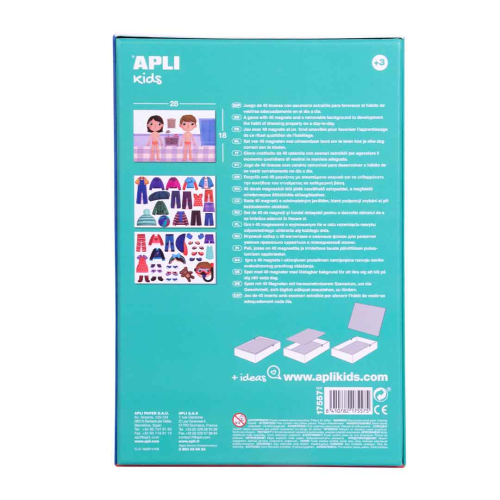 Магнитна дидактична игра Apli kids Облечи ме стилно, 2008410782175575 03 