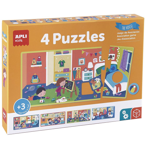 К-т образователни пъзели Apli kids Моя дом 4 пъзела, 3+ години, 2008410782178941 09 