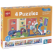 К-т образователни пъзели Apli kids Моя дом 4 пъзела, 3+ години, 2008410782178941 10 