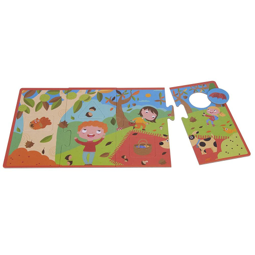 Комплект образователни пъзели Apli kids „Сезони“ 3+ години, 2008410782178958 03 