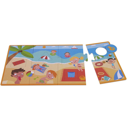 Комплект образователни пъзели Apli kids „Сезони“ 3+ години, 2008410782178958 04 