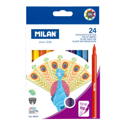 Milan Fine Fibrepens 06F24 24 colors