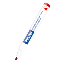 Permanent Marker Milan round red