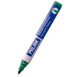 Перманентен маркер Milan объл зелен