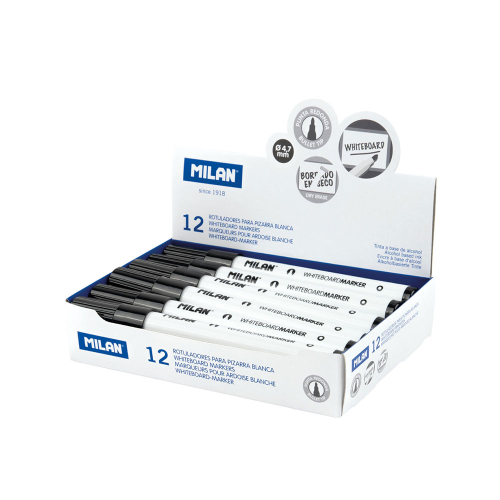 Whiteboard Marker Milan black, 1000000000019504 02 