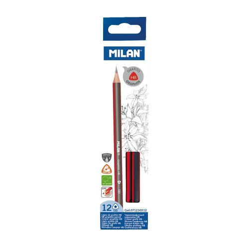Молив Milan 133 триъгълен HВ, 1000000000026689 07 