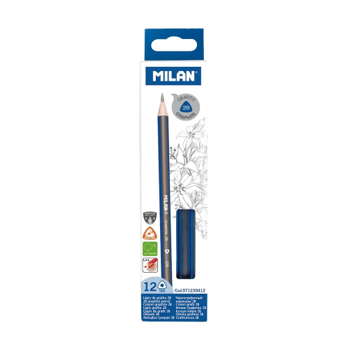Молив Milan 133 триъгълен 2В, 1000000000052484 06 