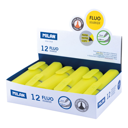 Текст маркер Milan жълт цвят, 1000000000052506 03 