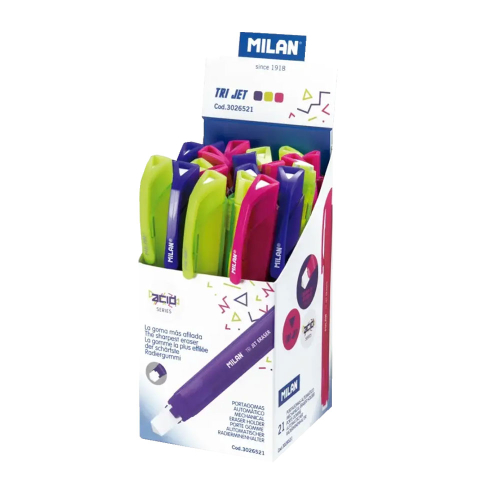 Гумичка Milan Tri Jet Refillable асорти, 1000000000052448 04 