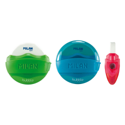 Milan Bubble sharpener with eraser