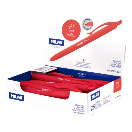 Milan P1 Touch Ballpoint pen 1мм червен, 1000000000052467 04 