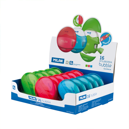 Острилка Milan Bubble с гума асорти, 1000000000052461 03 
