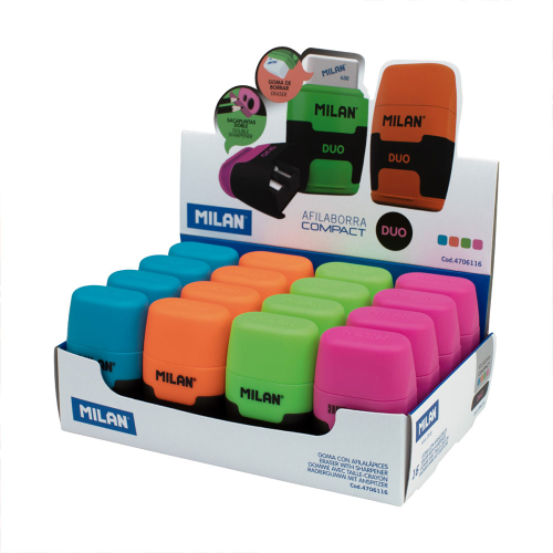 Двойна острилка Milan Compact Duo с гума, 1000000000052459 05 