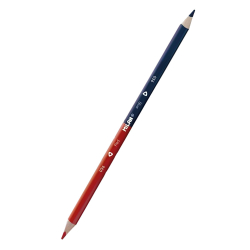Milan double-ended red-blue pencil