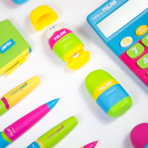 Milan Capsule Mix sharpener with eraser, 1000000000052451 02 