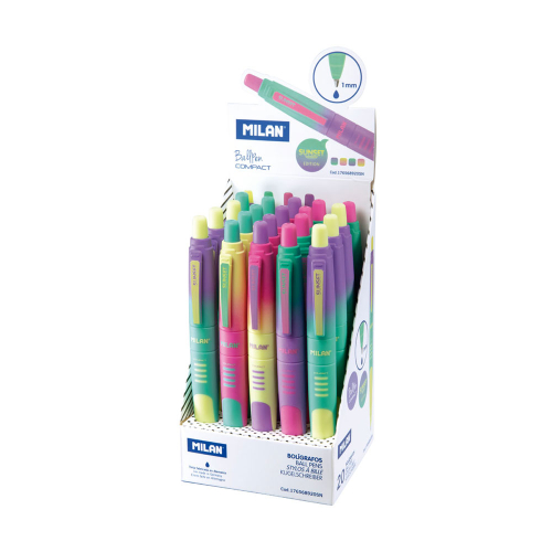 Химикалка Milan Compact Sunset 0.7мм син, 1000000000052474 04 