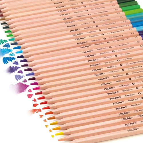 Цветни моливи Milan 48 цв. метална кутия, 1000000000052498 04 