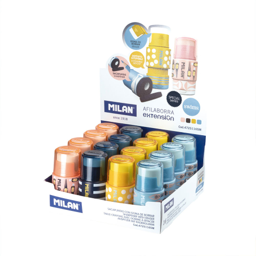 Milan Extention Swims sharpener eraser, 1000000000052460 05 
