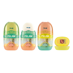 Milan Capsule New Look sharpener eraser