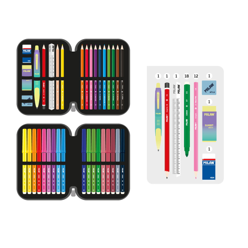 Несесер MilanSunset 2 ципа 36 части, 1000000000052605 03 