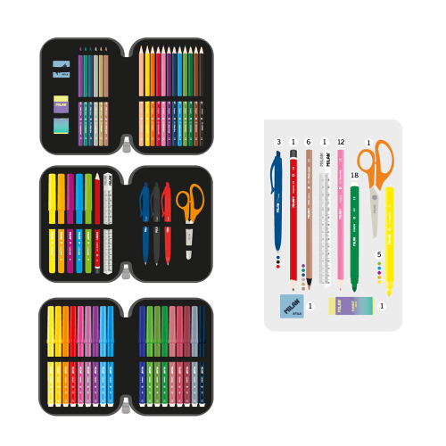 Несесер MilanSunset 3 ципа 49 части, 1000000000052602 02 