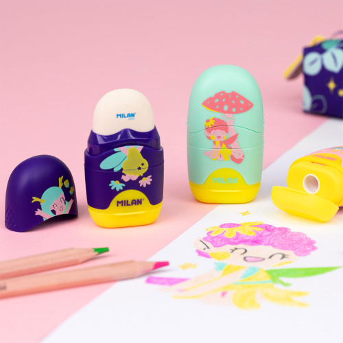 Milan Capsule Fairy Tale sharpener erase, 1000000000052452 03 