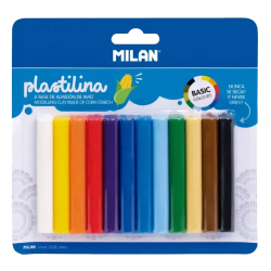 Modelling clay Milan 140g 12 colors
