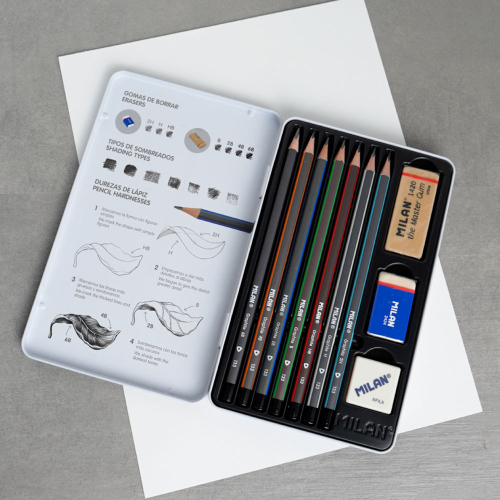 Комплект моливи Milan 7 бр метална кутия, 1000000000052485 05 
