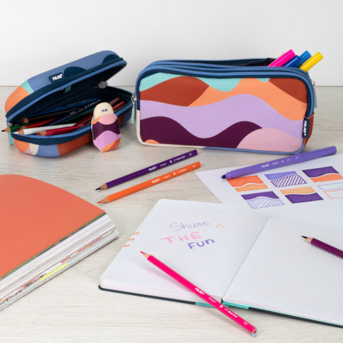 Несесер Milan The Fun 3 ципа празен, 1000000000052624 02 