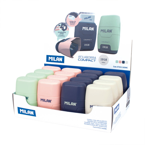 Двойна острилка Milan Compact 1918 гума, 1000000000052455 07 
