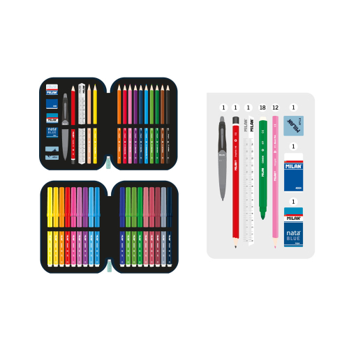 Несесер Milan The Fun 2 ципа 36 части, 1000000000052627 02 