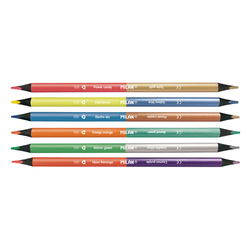 Цветни моливи Milan 1131 2 върха 12 цв., 1000000000052490 02 