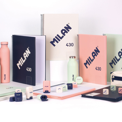 Тетрадка А4 Milan 1918 розова ТК СП. 80л, 1000000000052581 04 