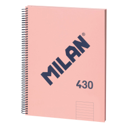 Тетрадка А4 Milan 1918 розова ТК СП. 80л