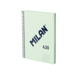 Тетрадка А5 MILAN злн кв.5/5 ТК СП.80л