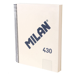Тетрадка А4 MILAN бжв кв.5/5 ТК СП.120л