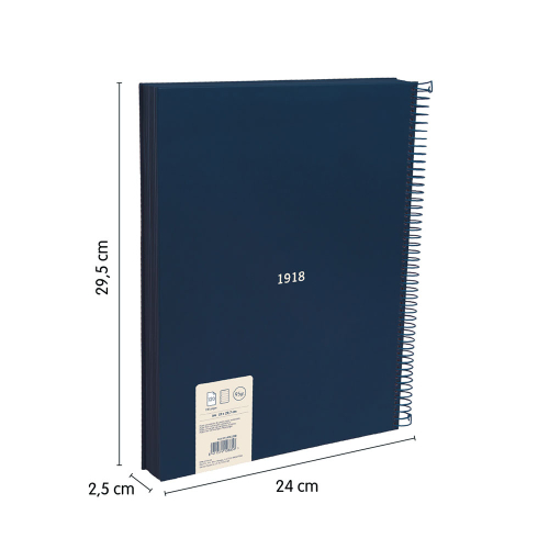 Тетрадка 4 Milan 1918 синя ТК СП. 120л, 1000000000052574 06 