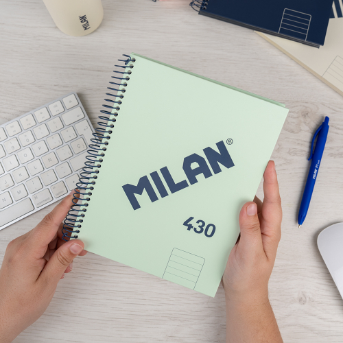 Тетрадка А5 MILAN 1918 зелена ТК СП.80л, 1000000000053530 03 