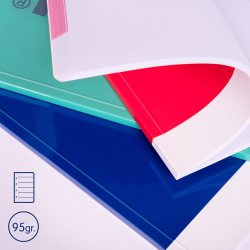 Тетрадка А4 Milan Nata 624 черв. МК 48л, 1000000000052584 02 