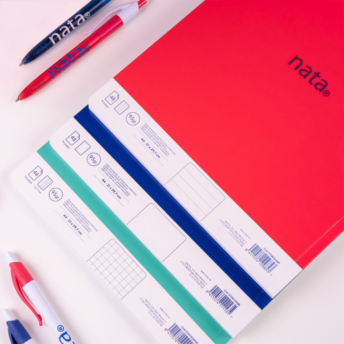 Тетрадка А4 Milan Nata 624 синя МК 48л, 1000000000052582 03 