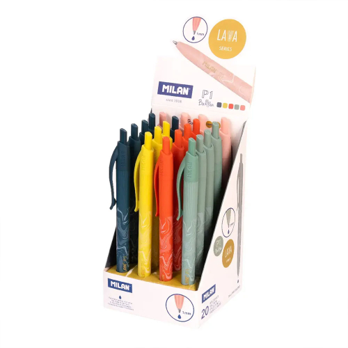Химикалка Milan P1 Lawa 1мм син, 1000000000052470 04 