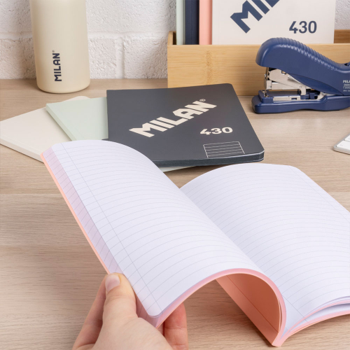 Тетрадка А5 Milan 1918 розова МК 48л, 1000000000052573 03 