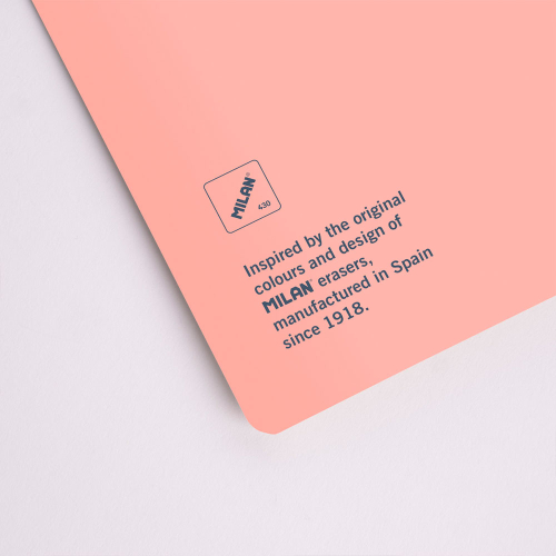 Тетрадка А5 Milan 1918 розова МК 48л, 1000000000052573 04 