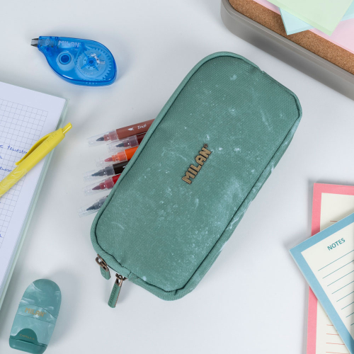 Несесер Milan Lawa 3 ципа празен зелен, 1000000000052607 02 