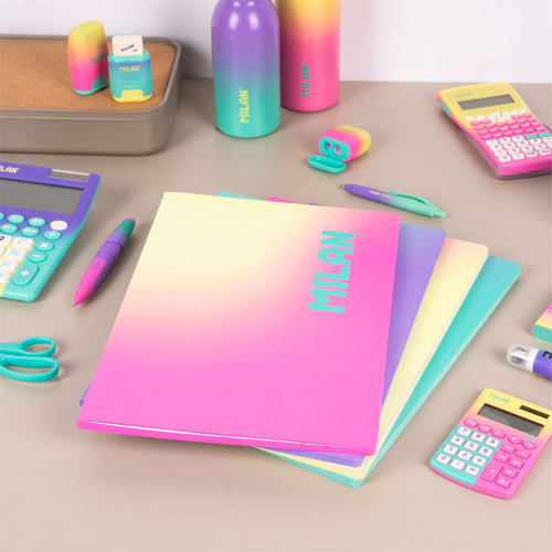 Тетрадка А4 Milan Sunset жълта МК  48л, 1000000000052559 07 