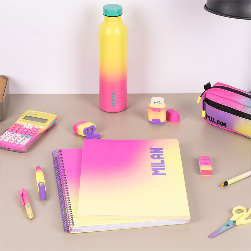 Тетрадка А4 Milan Sunset жълта МК  48л, 1000000000052559 08 